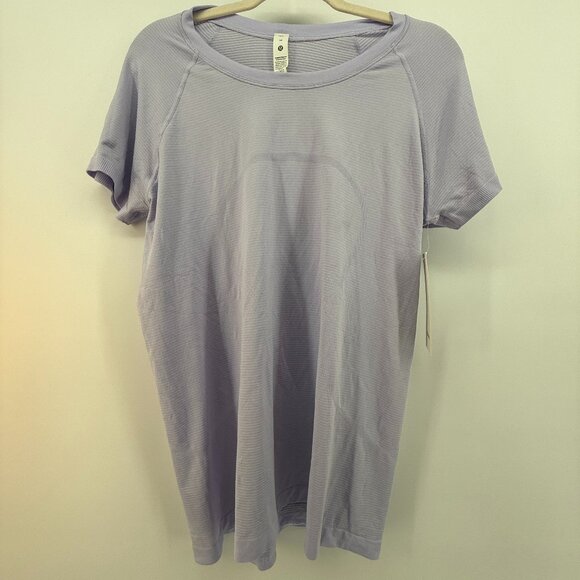 Lululemon Swiftly Tech Short Sleeve 2.0 Crew Size 14 NWT Purple Athletic Workout - Picture 1 of 12